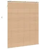 vidaXL Tende veneziane in legno effetto quercia, 135 x 160 Anteprima dell’immagine prodotto 4