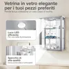 K-Möbel Vetrina sospesa in alluminio / argento (80x60x25 Anteprima dell’immagine prodotto 5
