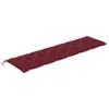 Cuscini per panca da giardino 2 pz. Tessuto Oxford rosso Anteprima dell’immagine prodotto 10