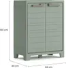 Keter Keter Planet Armoire de rangement extérieure basse - Voir les images du produit 3