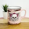 Tasse Lady Skull Emaille-Optik 400ml Produktbild-Vorschau 2
