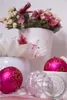 Weihnachtskugel Rosa Blumen Produktbild-Vorschau 3