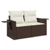 The Living Store 4-tlg. Garten-Sofagarnitur mit Kissen Produktbild-Vorschau 7