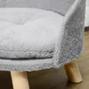 PawHut Hundebett, Hundesofa mit Kissen, Erhöhtes Produktbild-Vorschau 9