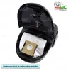 An open vacuum cleaner bag compartment showing a vacuum bag and a small red indicator inside. Produktbild-Vorschau