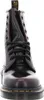 A close-up, front-facing view of a red Dr. Martens boot. Produktbild-Vorschau