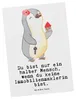 Mr. & Mrs. Panda Postkarte Immobilienmaklerin Herz - Weiß - Produktbild-Vorschau 1