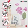 KOTARBAU® Set van 2 bloempotten, roze, geglazuurd keramiek, Productafbeelding-voorbeeld 4