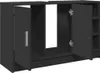 vidaXL Waschbeckenunterschrank Schwarz 90x29x55 cm Produktbild-Vorschau 5