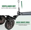 Edco Faltbarer Bollerwagen - Transportwagen 82x52x63cm - Produktbild-Vorschau 9