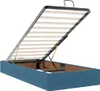 Ottoman-Bett mit Matratzen & LED Dunkelblau 200x200 cm Samt Produktbild-Vorschau 9
