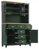 Premium Küchenschrank Buffetschrank Landhaus, 104x40x180cm Produktbild-Vorschau 13
