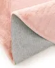 benuta Teppich Wohnzimmer Furry Rosa ø 200 cm rund Produktbild-Vorschau 5
