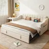 Flieks Tagesbett Schlafsofa 90x200cm mit Ausziehbett, Produktbild-Vorschau 1