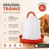Futterautomat + Tränke Set Futterspender Trinknapf Produktbild-Vorschau 3