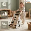 KiddyMoon Marcheur en bois pour bébé Marcheur amusant pour Voir les images du produit 3