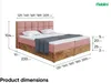 MEBLINI Boxspringbett mit Bettkasten - Gepolstert Produktbild-Vorschau 7