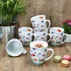 zestaw 6 kubków do kawy Marie 320ml porcelanowe kubki 6 Podgląd zdjęcia produktu 5