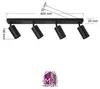 LED 4-flammig schwenkbare Deckenleuchte | Deckenspots Produktbild-Vorschau 8