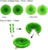 ZERODECO Party-Dekoration Papierfächer Pompons Blumen Produktbild-Vorschau 3