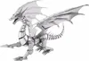 Metal Earth Silver Dragon, Stavebnica, Kov Náhľad obrázku produktu 1