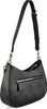 A black Guess handbag is shown against a white background. Produktbild-Vorschau