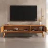 TIVOLI Lowboard aus Massivholz, 180 cm Eiche Finish - TV Produktbild-Vorschau 3