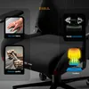 Collage of close-up shots and diagrams highlighting features of a gaming chair. Podgląd zdjęcia produktu