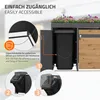 ML-Design cassonetto per rifiuti con copertura vegetale per Anteprima dell’immagine prodotto 4