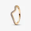 Pandora Ring Größe 52, Wellenring mit funkelnden Details, Produktbild-Vorschau 6