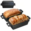 Gusseisen Brotbackform mit Deckel Ideal als Kastenform Produktbild-Vorschau 4
