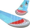 Faziango Wasserrutschmatte 550cm mit 2 Bahnen, Hai-Design & Produktbild-Vorschau 1