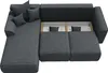 99rooms Gusto Ecksofa Cordstoff POSO Graphit Links mit Produktbild-Vorschau 13