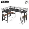 Flieks etagebed 90x200 cm met lattenbodem, hoogslaper met Productafbeelding-voorbeeld 4