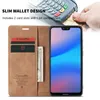 Huawei P20 Lite Hülle, LaimTop Retro Kunstledertasche TPU Produktbild-Vorschau 5