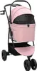 vidaXL Poussette pliante pour animaux rose 78 x 54 x 101 cm Voir les images du produit 2