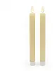 Relaxdays, juego de 2 velas LED de pie, color crema Vista previa de la imagen del producto 1