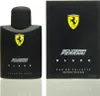 A black bottle of Ferrari Scuderia Black eau de Toilette and its packaging are displayed against a white background. Produktbild-Vorschau