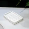Obdélníková matná keramická mísa na mýdlo šC strukturované Náhled obrázku produktu 3