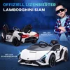 HOMCOM Kinderfahrzeug 12V 2 Fahrmodi Lamborghini SIAN Produktbild-Vorschau 7