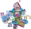 A colorful toy playset with multiple buildings and accessories, arranged on a white background. Produktbild-Vorschau