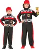 Rennfahrer Overall Kind schwarz 116cm Produktbild-Vorschau 3