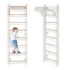 Two indoor climbing frames, one with a child climbing on it. Voir les images du produit