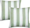 2er Set Kissenbezug 45x45 Dekokissen Kissenhülle Streifen Produktbild-Vorschau 1