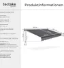 tectake® Gelenkarmmarkise Ornella verschiedene Größen inkl. Produktbild-Vorschau 5