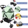 Chariot pour chien pliable avec sac de transport amovible. Voir les images du produit 3