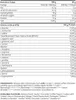 A nutritional information table for a food product. Produktbild-Vorschau