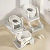 Siège de toilettes 3 en 1, réglable en hauteur, avec Voir les images du produit 1