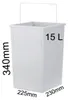 Cestino interno Hailo 1091309 grigio chiaro 15 litri 225 x Anteprima dell’immagine prodotto 2