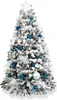A decorated artificial Christmas tree. Podgląd zdjęcia produktu